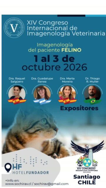 ¡La cuenta regresiva ya comenzó y no damos más de la emoción! ⏳✨

​Desde España, la Dra. Raquel Salguero (@raquelsalguero_vetradiology) nos comparte esta invitación para sumarte a uno de los encuentros de diagnóstico por imagen más esperados del año.
​Se vienen dos jornadas intensas de actualización clínica en ecografía, radiología y tomografía, debate de casos y reencuentro entre colegas. Si la imagenología es parte de tu práctica diaria, este es el lugar donde tienes que estar.

​📍 Santiago de Chile
📅 1 y 2 de octubre

⚠️ ¡Quedan muy pocos días y los cupos se están agotando!

​Asegura tu lugar hoy mismo ingresando al link de nuestra bio. ¡Nos vemos en octubre! 🐾
​#SOCHIRAV #CongresoSOCHIRAV #ImagenologiaVeterinaria